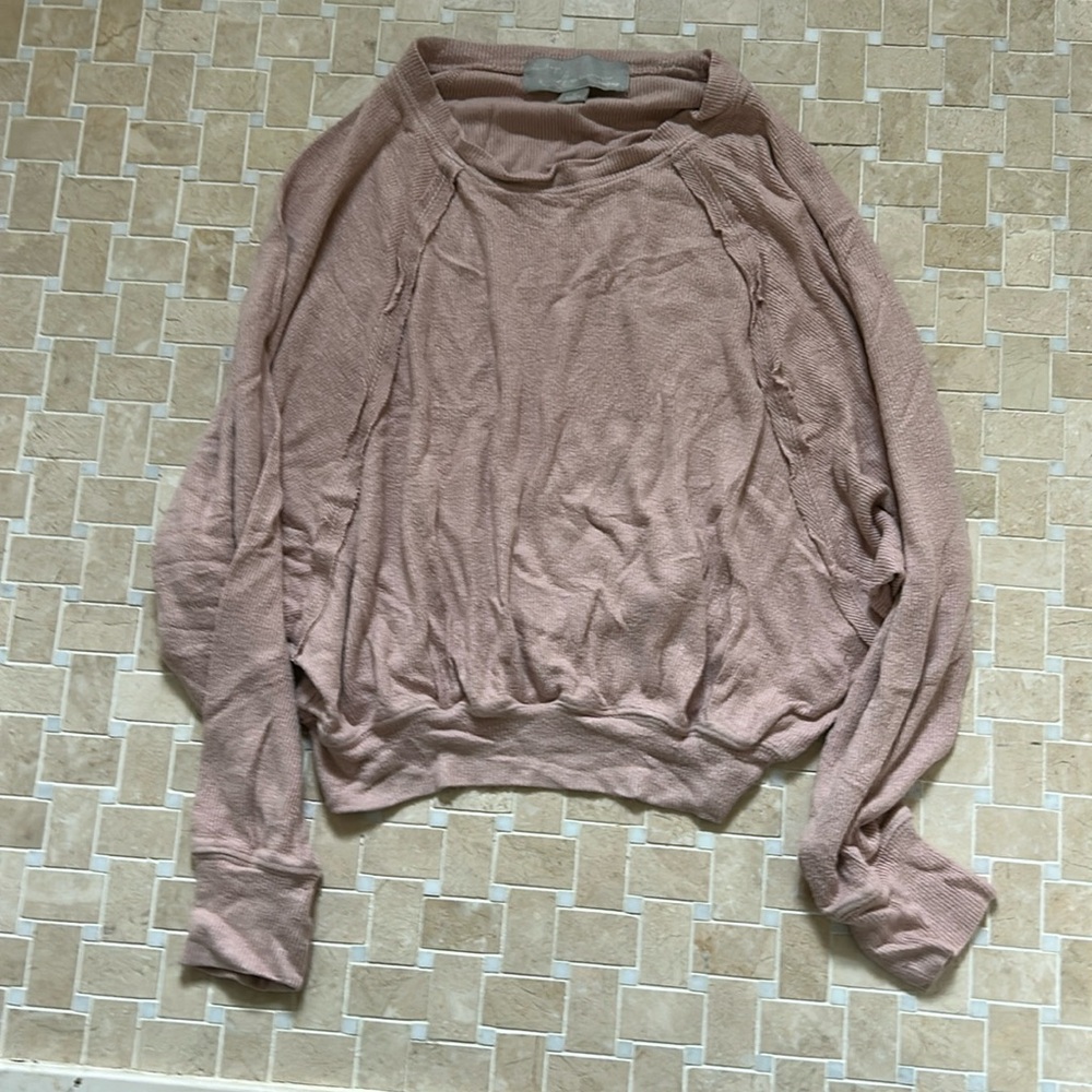 Vintage Havana Light Pink Waistband Top